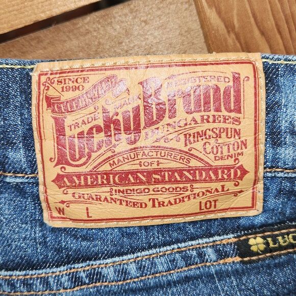Lucky Brand Dungarees Bootcut Denim Jeans Women's Size 31 Cotton Spandex - Picture 8 of 13